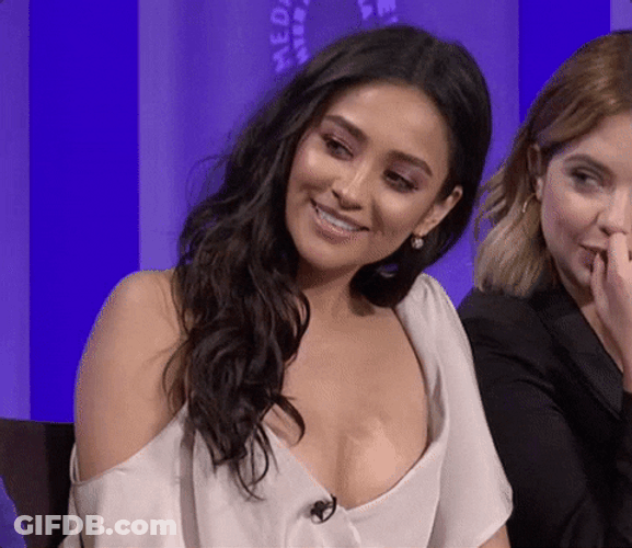 Touched Pretty Little Liars Shay Mitchell GIF