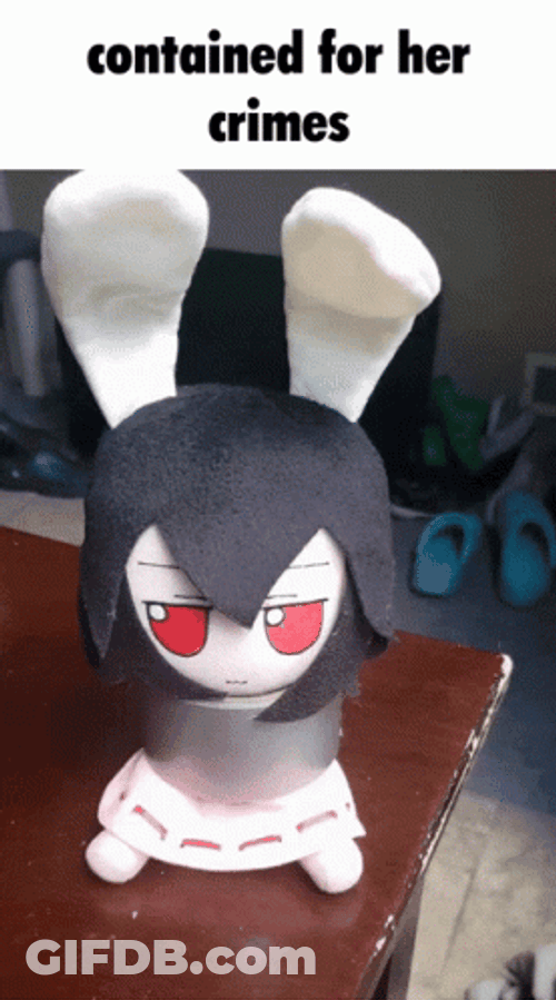 Touhou Aya Shameimaru Plush Toy Contained Crimes GIF