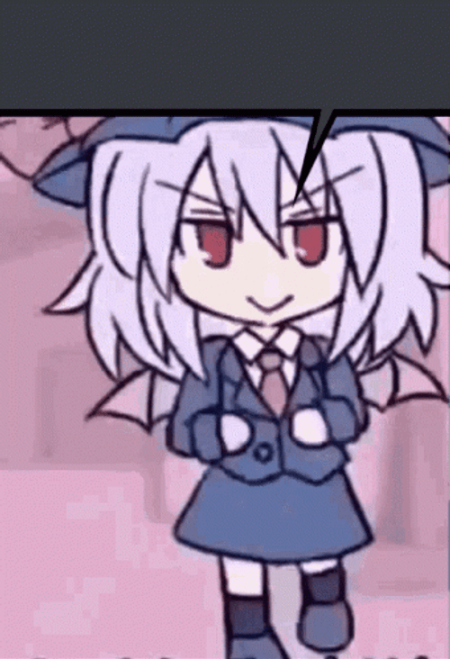 Touhou Chibi Remilia Scarlet Devil Cute Dance GIF