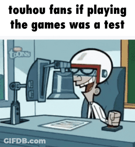 Touhou Fans Cartoon Test GIF