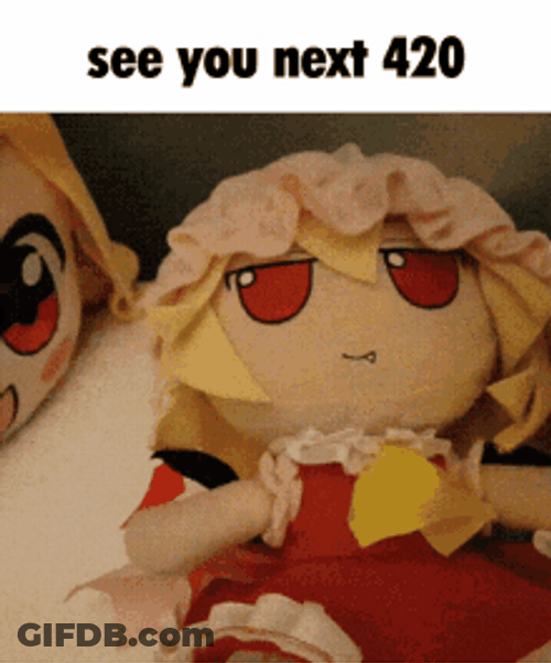 Touhou Flandre Scarlet See You Next 420 GIF