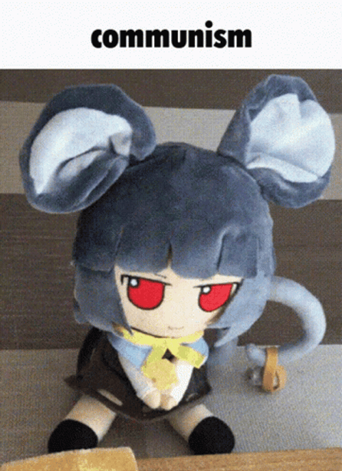 Touhou Nyn Communism Anime Stuff Toy GIF