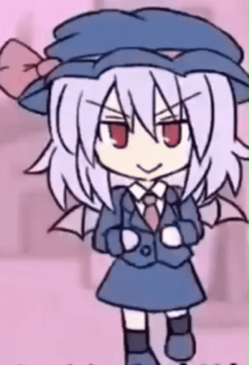 Touhou Project Chibi Reisen Udongein Inaba Dancing GIF