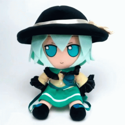 Touhou Project Cute Plush Toy Komeiji Koishi Spin GIF