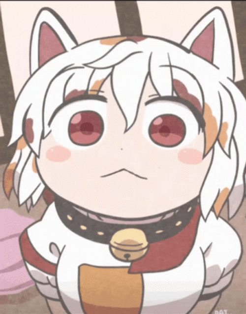Touhou Project Cute White Wolf Momiji Inubashiri GIF