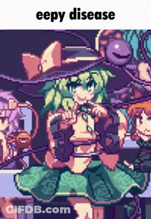 Touhou Project Koishi Komeiji Cute Dance GIF