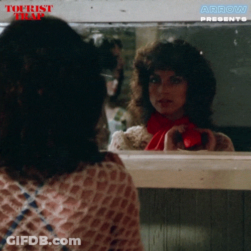 Tourist Trap Movie Mirror Scene GIF
