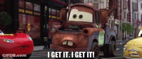 Tow Truck From Cars Next To Red Car GIF