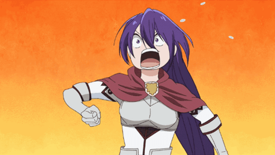 Towa Amane Shangrila Frontier Shake Fist GIF