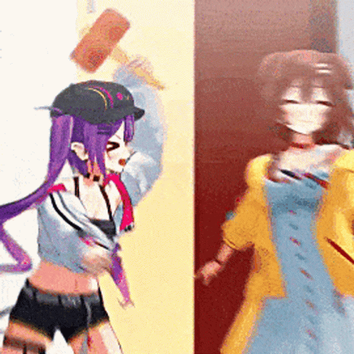 Towa Korone Bonk GIF