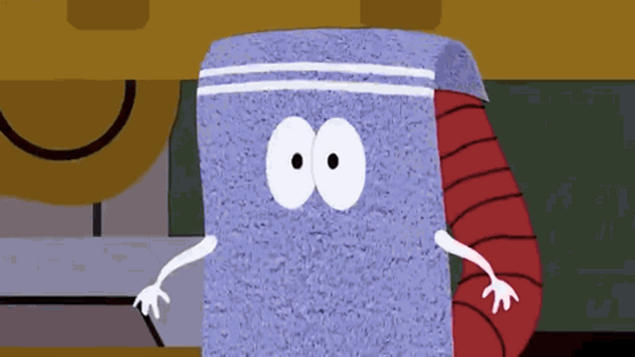 Towelie Close Up Shot Of Secret Button GIF
