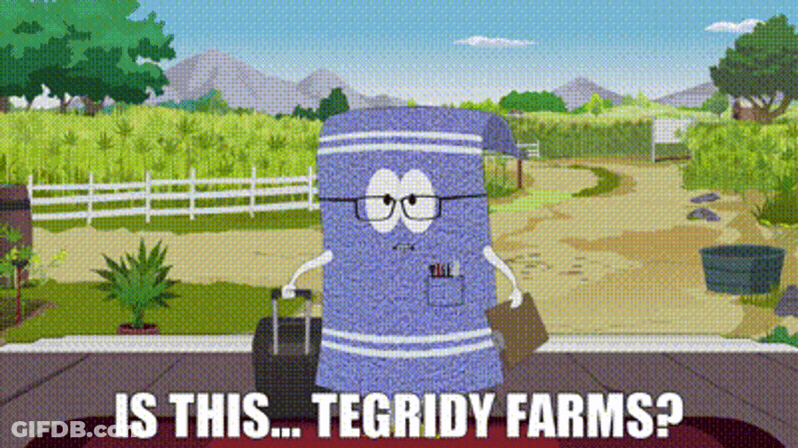 Towelie Looking For Tegridy Farm GIF