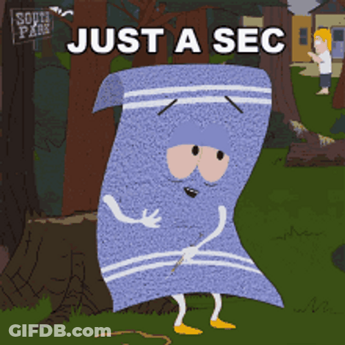 Towelie Resting Just A Second GIF