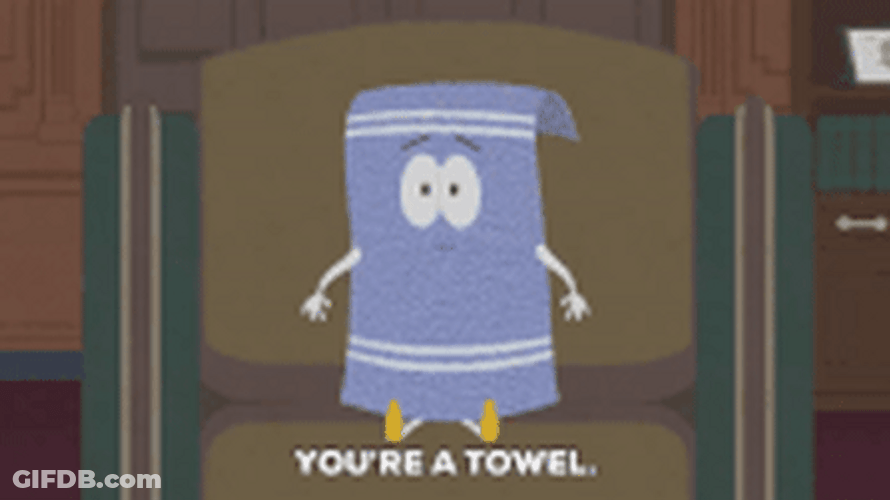 Towelie Talking To Himself GIF