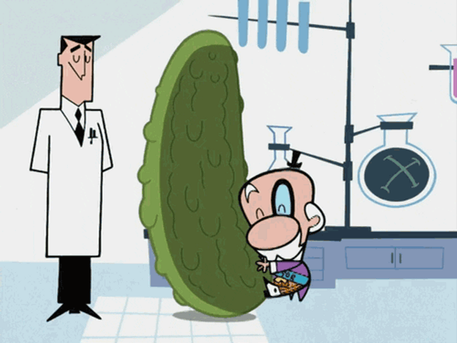 Townsville Mayor Clinging Pickle GIF