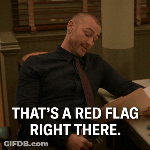 Toxic Red Flag GIF
