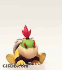 Toy Bowser Standing GIF