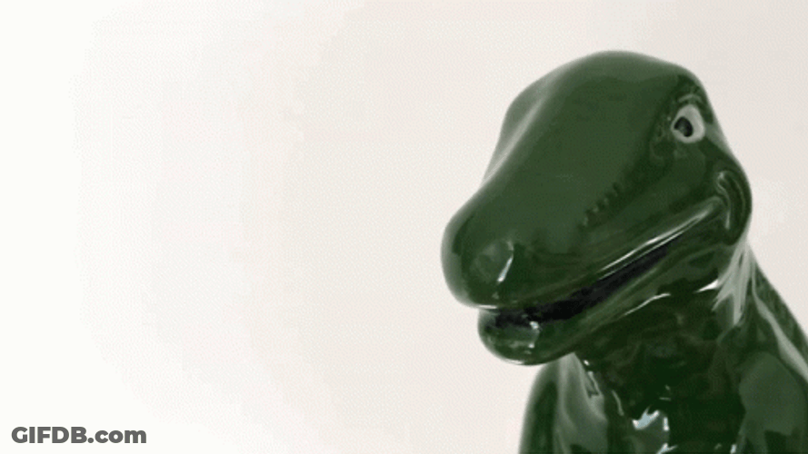Toy Dinosaur Poof GIF