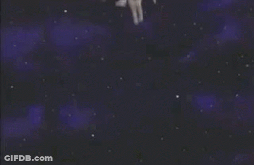 Toy Dragon Flying Through Space GIF