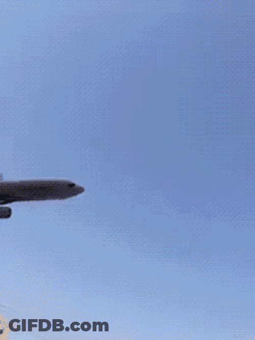 Toy Plane Crash Landing GIF