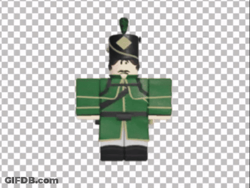 Toy Soldier In Green Uniform And Black Hat GIF