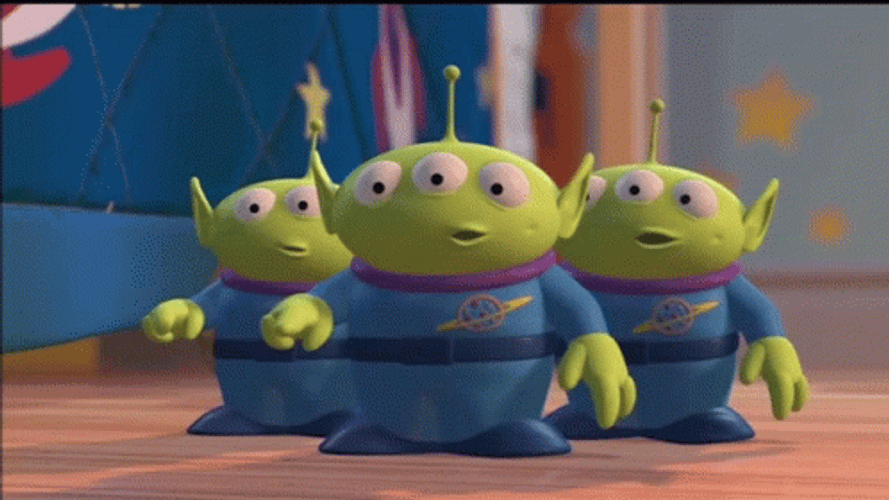 Toy Story Alien Awe Reaction GIF