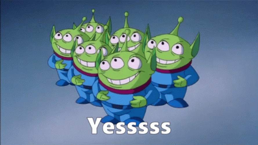 Toy Story Alien Yes GIF