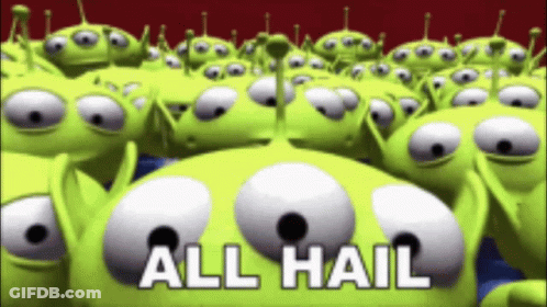 Toy Story Aliens All Hail GIF