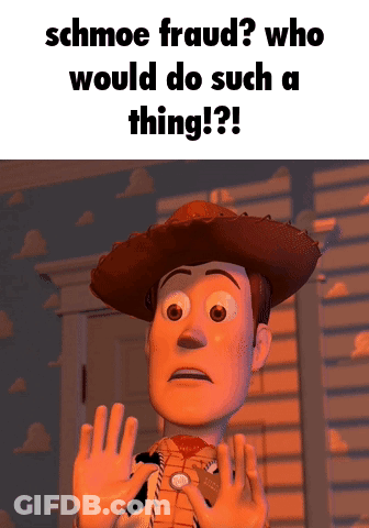 Toy Story Character Saying Schmoe Fraud GIF