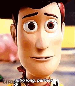 Toy Story Character Saying So Long Partner GIF