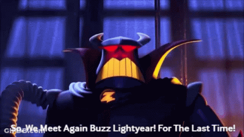 Toy Story Character Says So We Meet Again Buzz Lightyear GIF