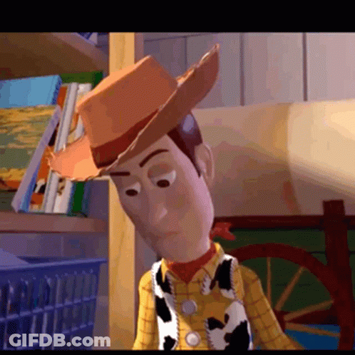 Toy Story Characters Standing GIF