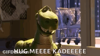 Toy Story Dinosaur Saying Hug Me Kadeeee GIF