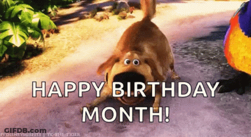 Toy Story Dog Happy Birthday Card GIF