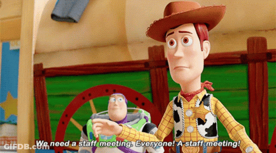 Toy Story Meeting GIF