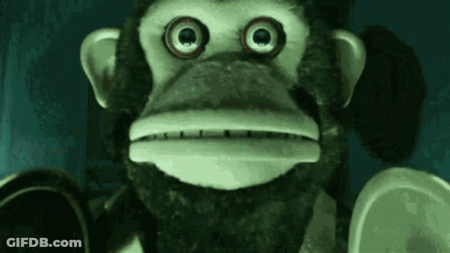 Toy Story Monkey On Security Camera GIF