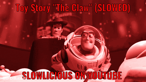 Toy Story Poster With Woody And Buzz Lightyear GIF
