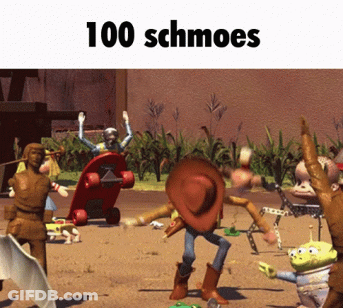 Toy Story Scene 100 Schmoes GIF