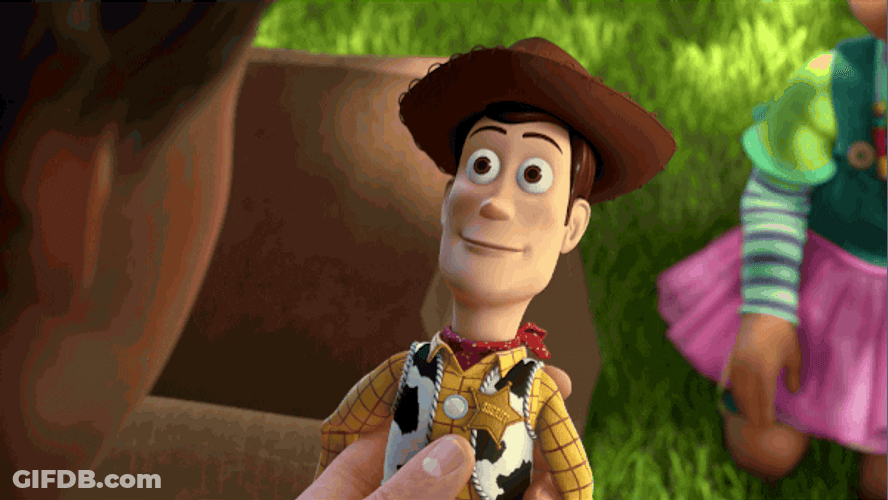 Toy Story Smiling Woody GIF