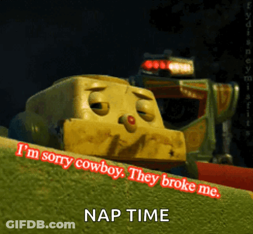 Toy Truck I'm Sorry Cowboy They Broke Me GIF