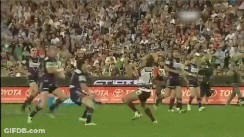 Toyota Ad In Rugby Game Background GIF