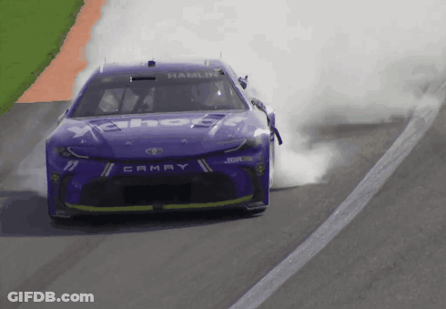 Toyota Camry Race Car Drifting On Race Track GIF