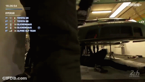 Toyota Car Worked On In Garage At 16:36:54 GIF