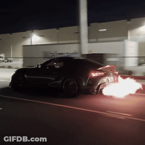 Toyota Supra Mk4 Turbo Blaze GIF