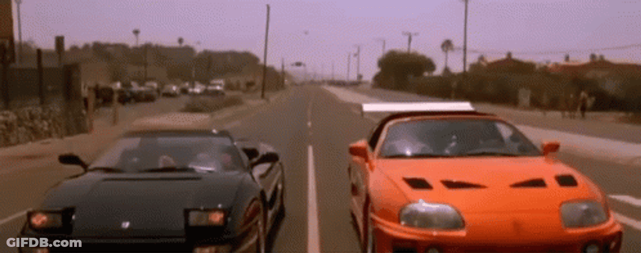Toyota Supra Racing GIF
