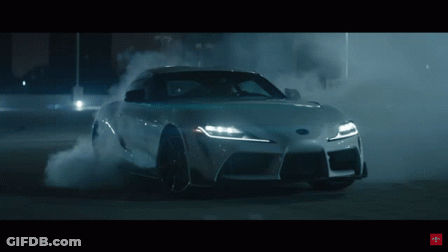 Toyota Supra Smoke GIF