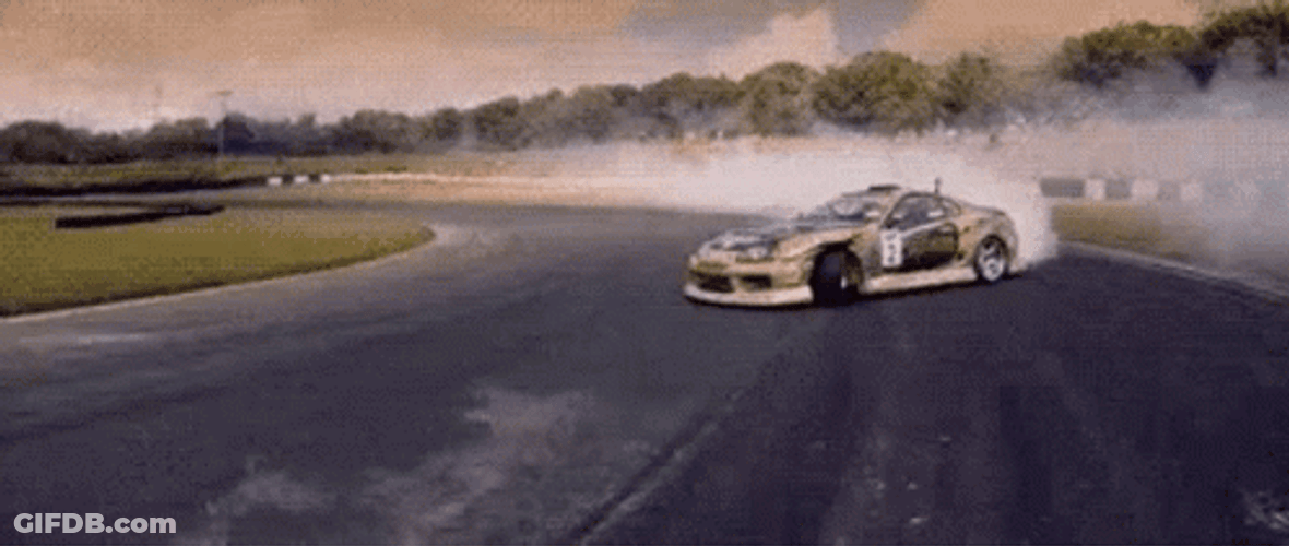 Toyota Supra Wild Drift GIF