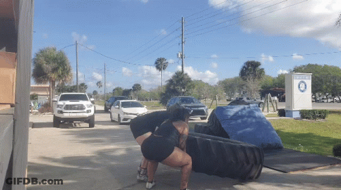 Toyota Truck Parked Next To Florida Sign GIF