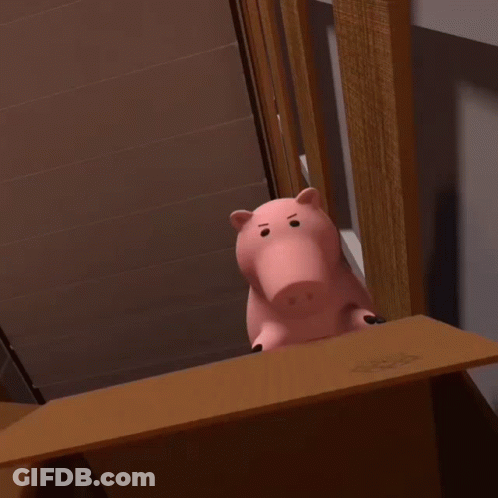 Toys In A Box On Floor GIF