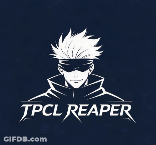 TPCL Reaper Logo Man Wearing Sunglasses GIF